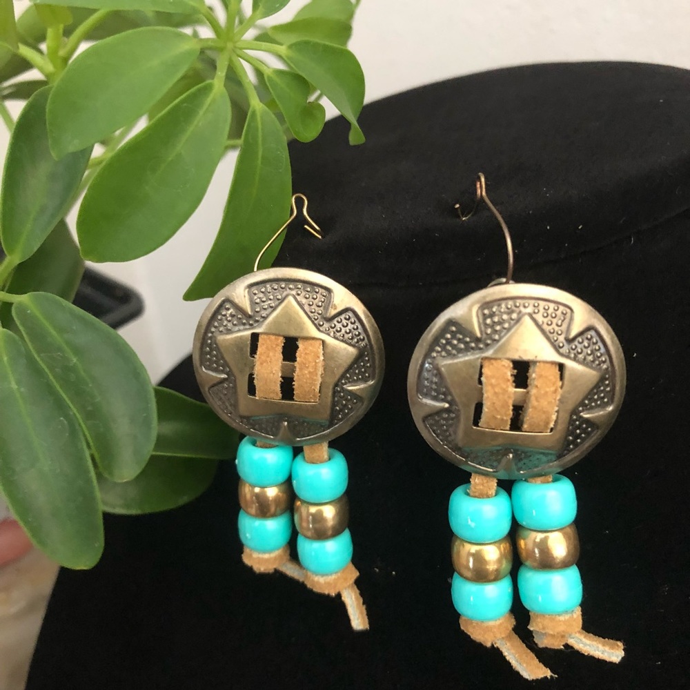 Handmade Concho Earrings